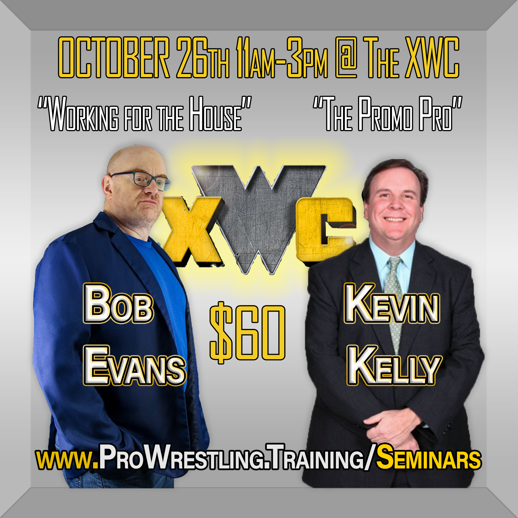 Bob Evans and Kevin Kelly Seminar - Sunday, October 26, 2025