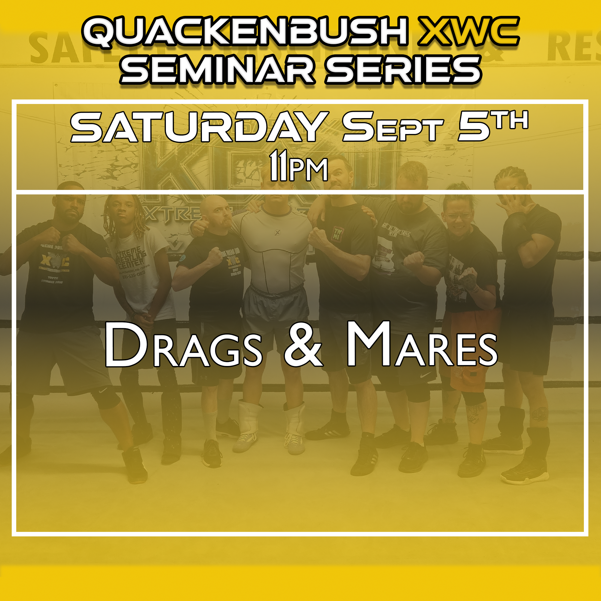 Drags & Mares (Saturday Sept 5th @11:00AM)
