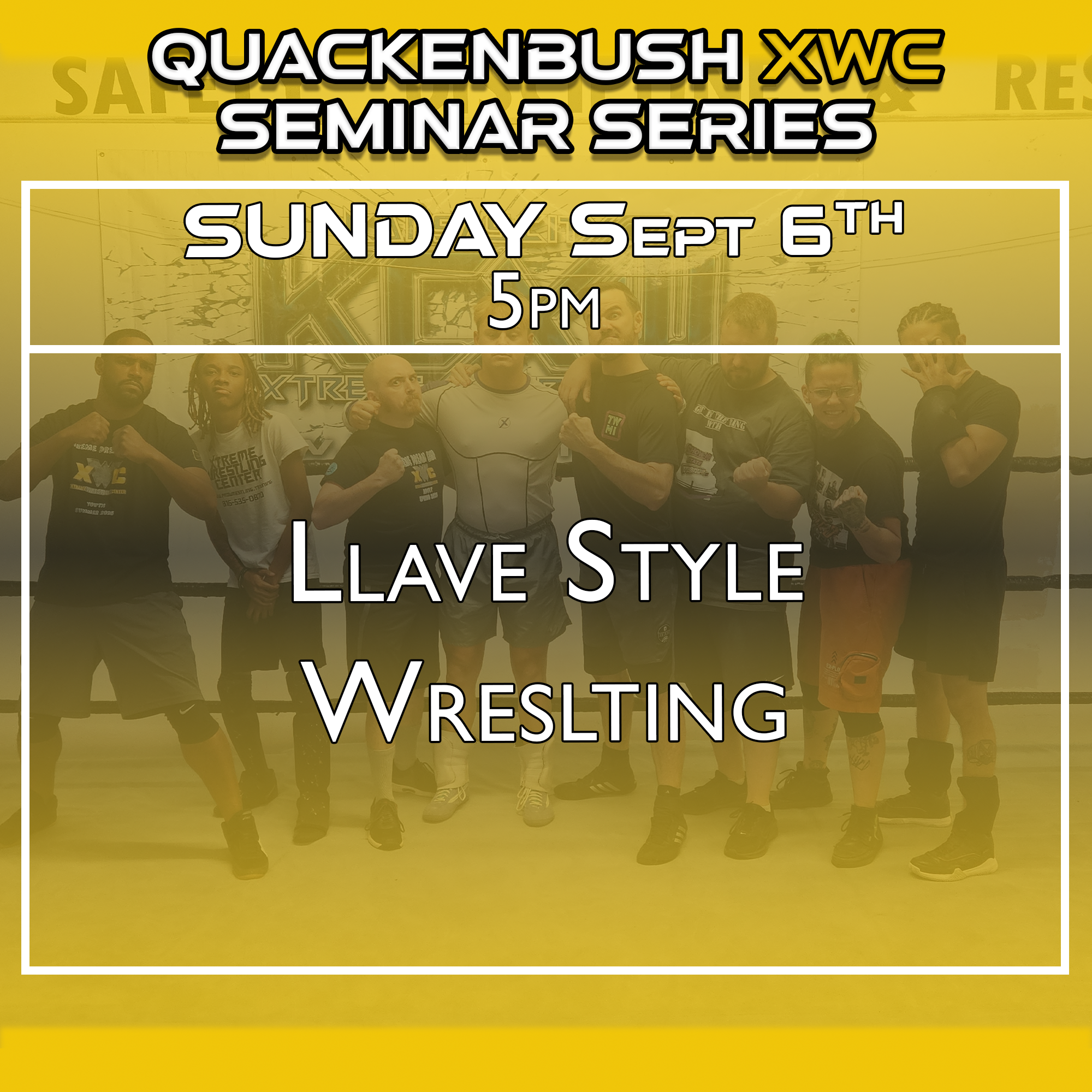Llave Style Wrestling (Sunday Sept 6th @5:00PM)